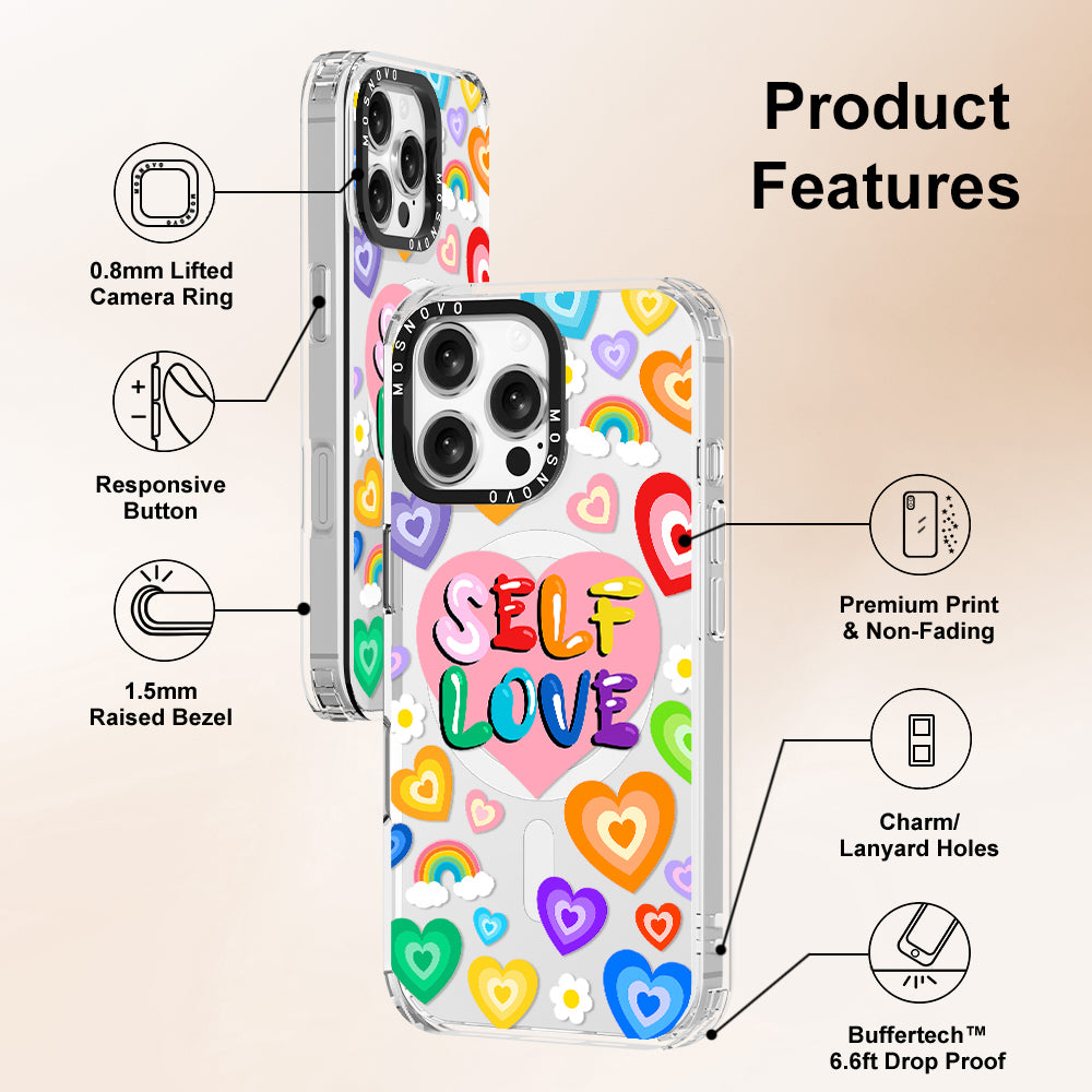 Self Love Phone Case - iPhone 16 Pro Max Case - MOSNOVO