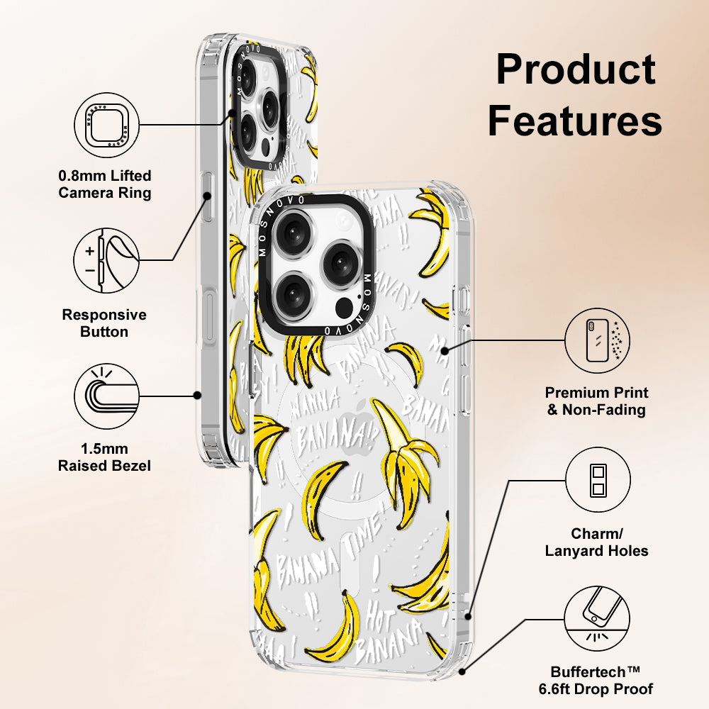 Banana Banana Phone Case - iPhone 16 Pro Case - MOSNOVO