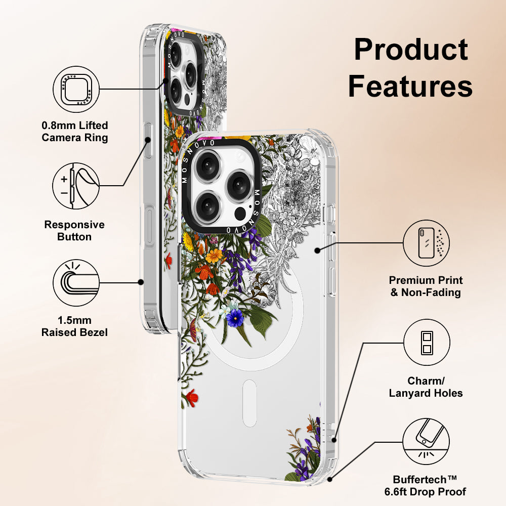 Beautiful Bloom Phone Case - iPhone 16 Pro Max Case - MOSNOVO