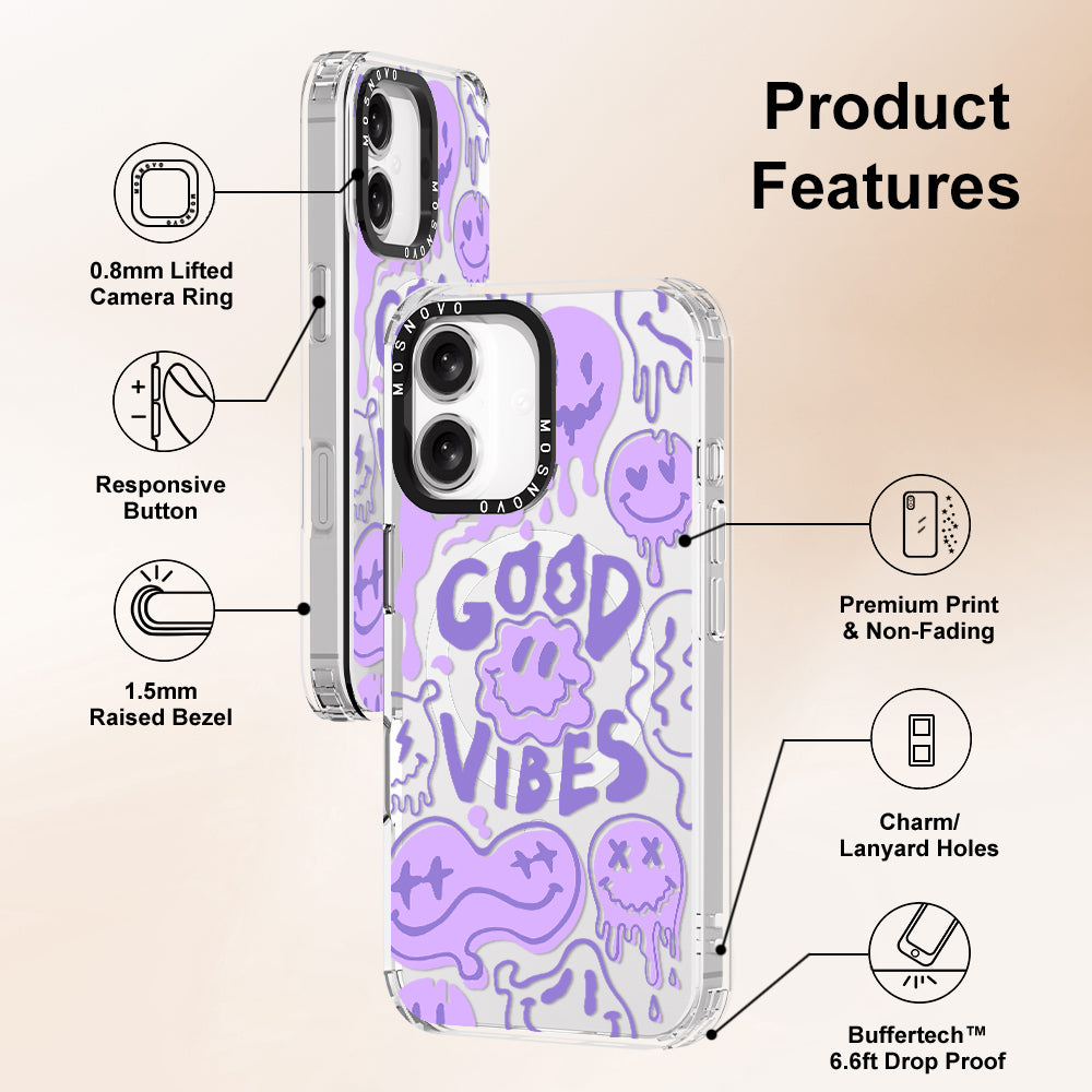 Good Vibes Phone Case - iPhone 16 Case - MOSNOVO