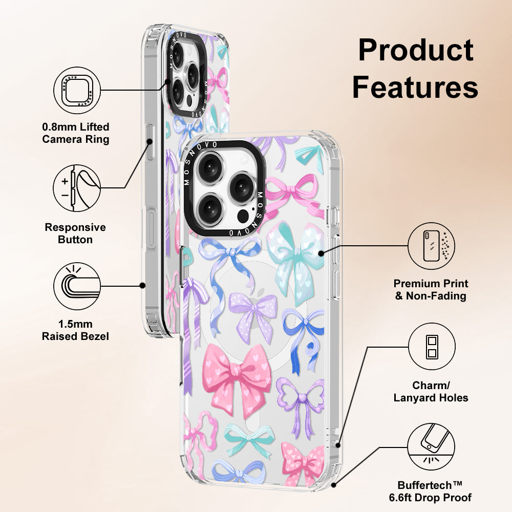 Bows Phone Case - iPhone 16 Pro Max Case