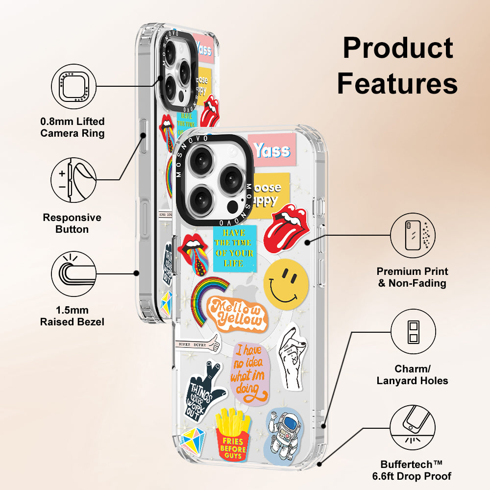 Pop Culture Phone Case - iPhone 16 Pro Max Case - MOSNOVO