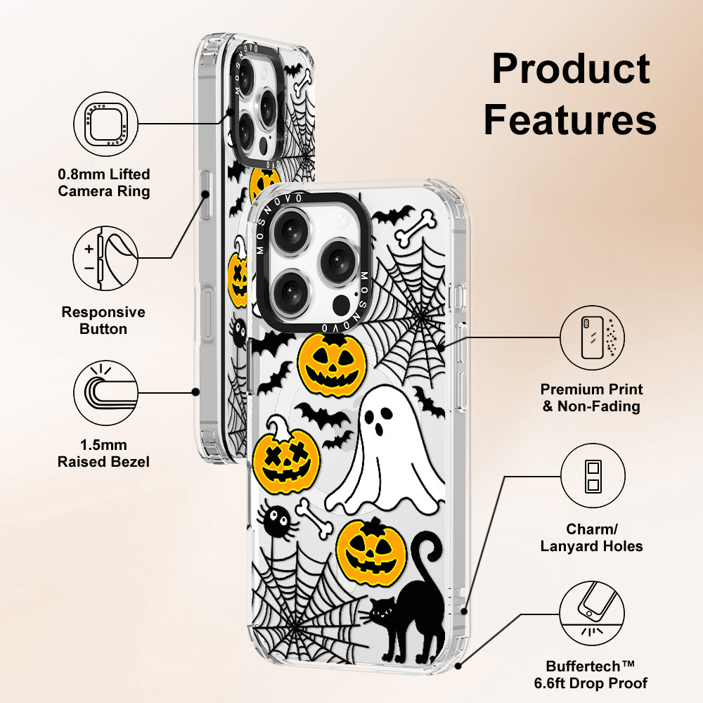 Halloween Pumpkin Phone Case - iPhone 16 Pro Case - MOSNOVO