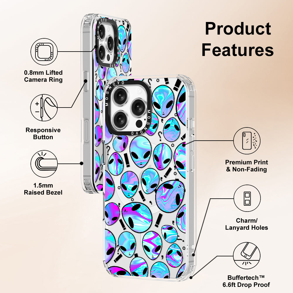 Alien Phone Case - iPhone 16 Pro Max Case - MOSNOVO