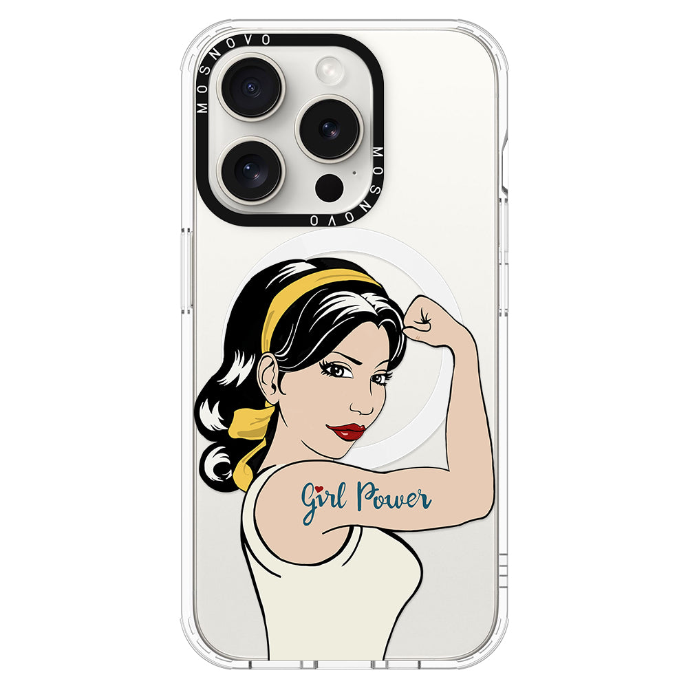 Girl Power Phone Case - iPhone 16 Pro Case - MOSNOVO