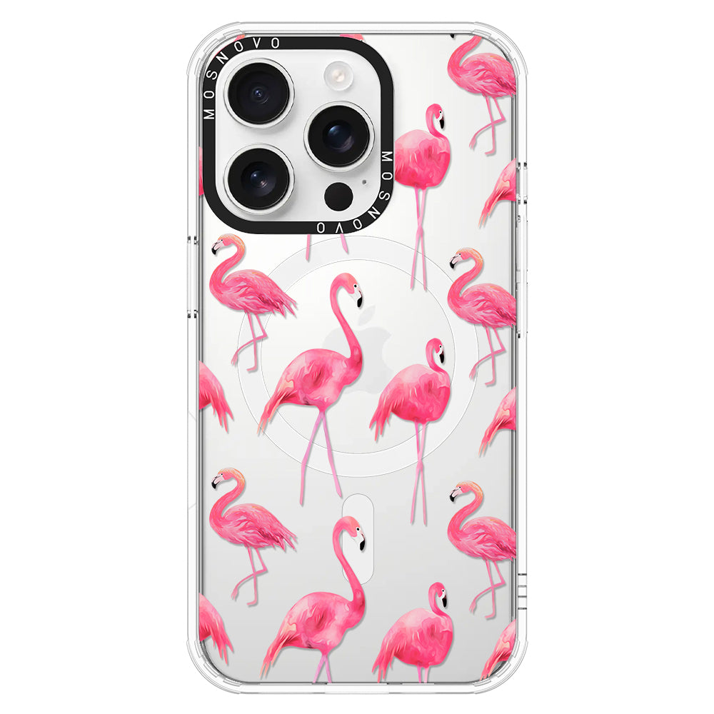 Flamingo Phone Case - iPhone 16 Pro Case - MOSNOVO