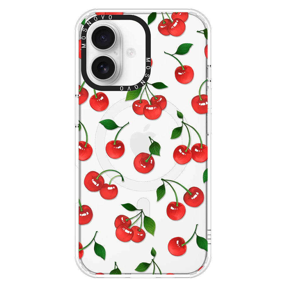 Poppy Cherry Phone Case - iPhone 16 Case - MOSNOVO