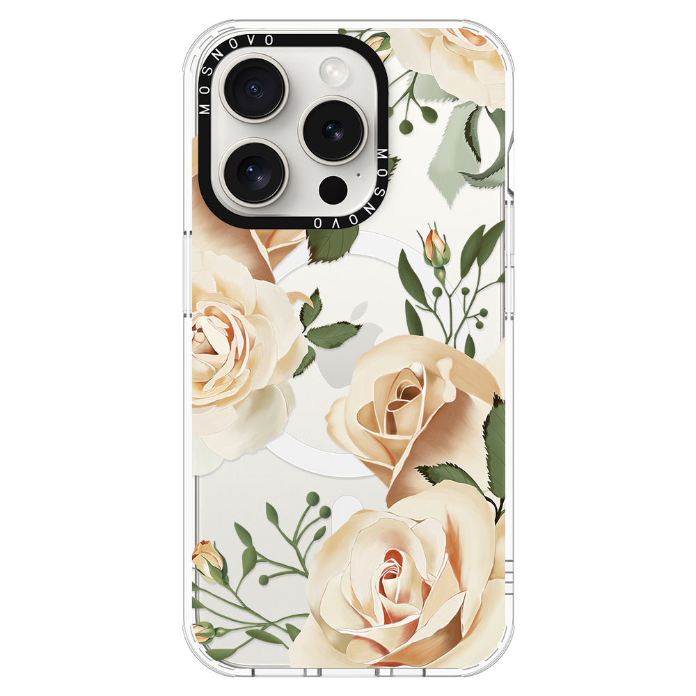 Champagne Roses Phone Case - iPhone 16 Pro Max Case - MOSNOVO