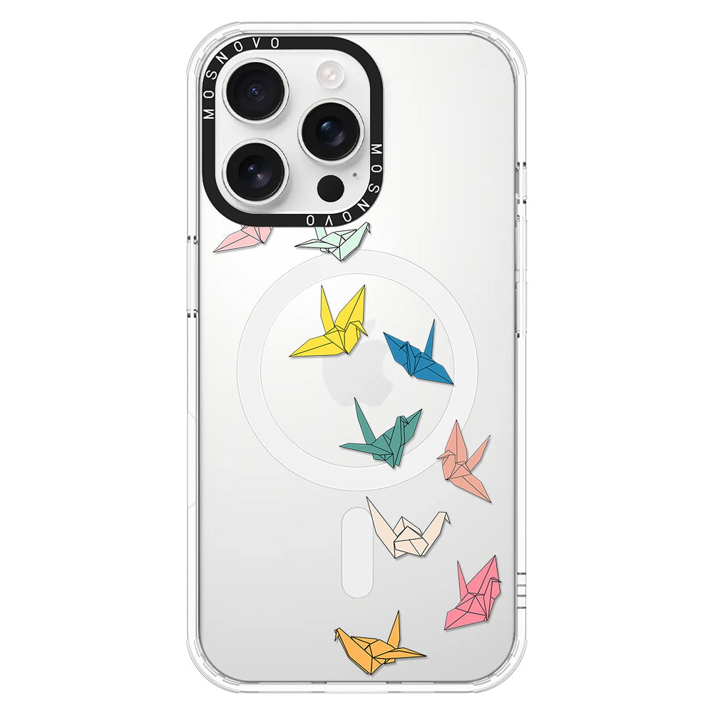 Paper Crane Phone Case - iPhone 16 Pro Max Case - MOSNOVO