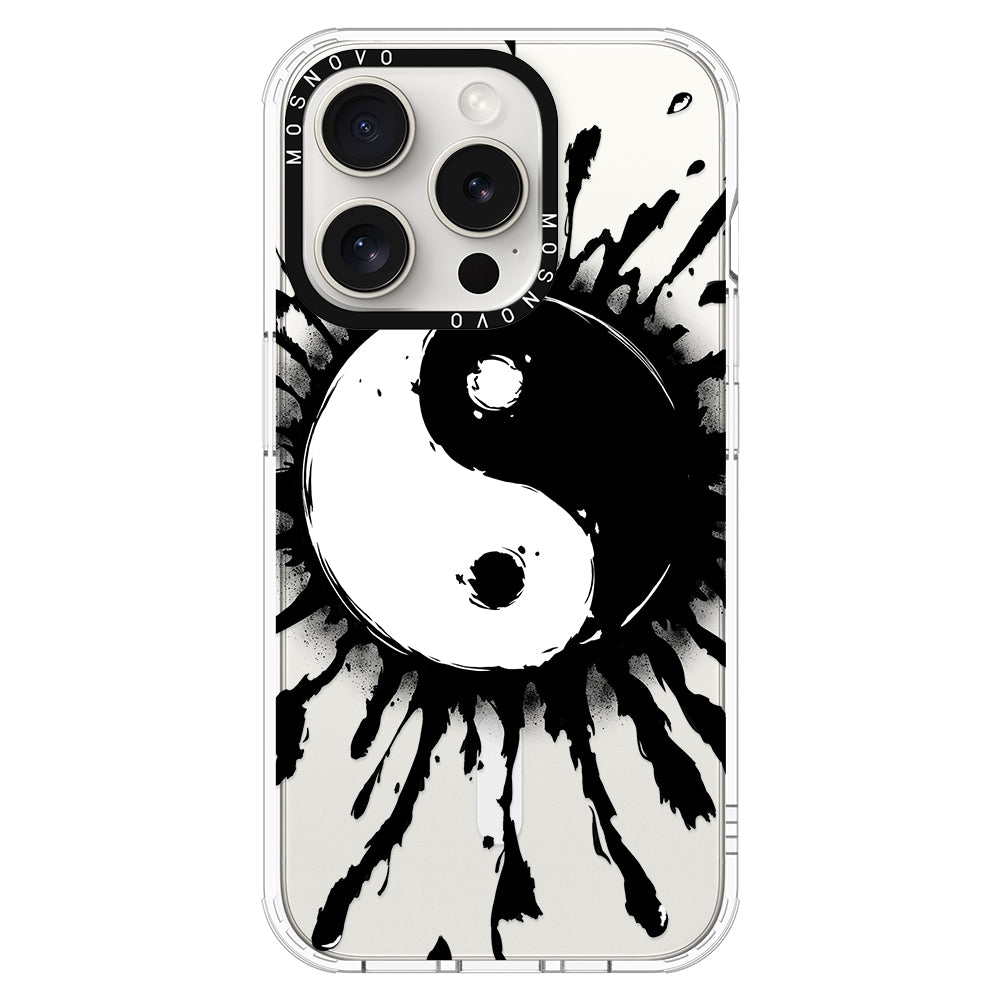 Ying Yang Phone Case - iPhone 16 Pro Case - MOSNOVO