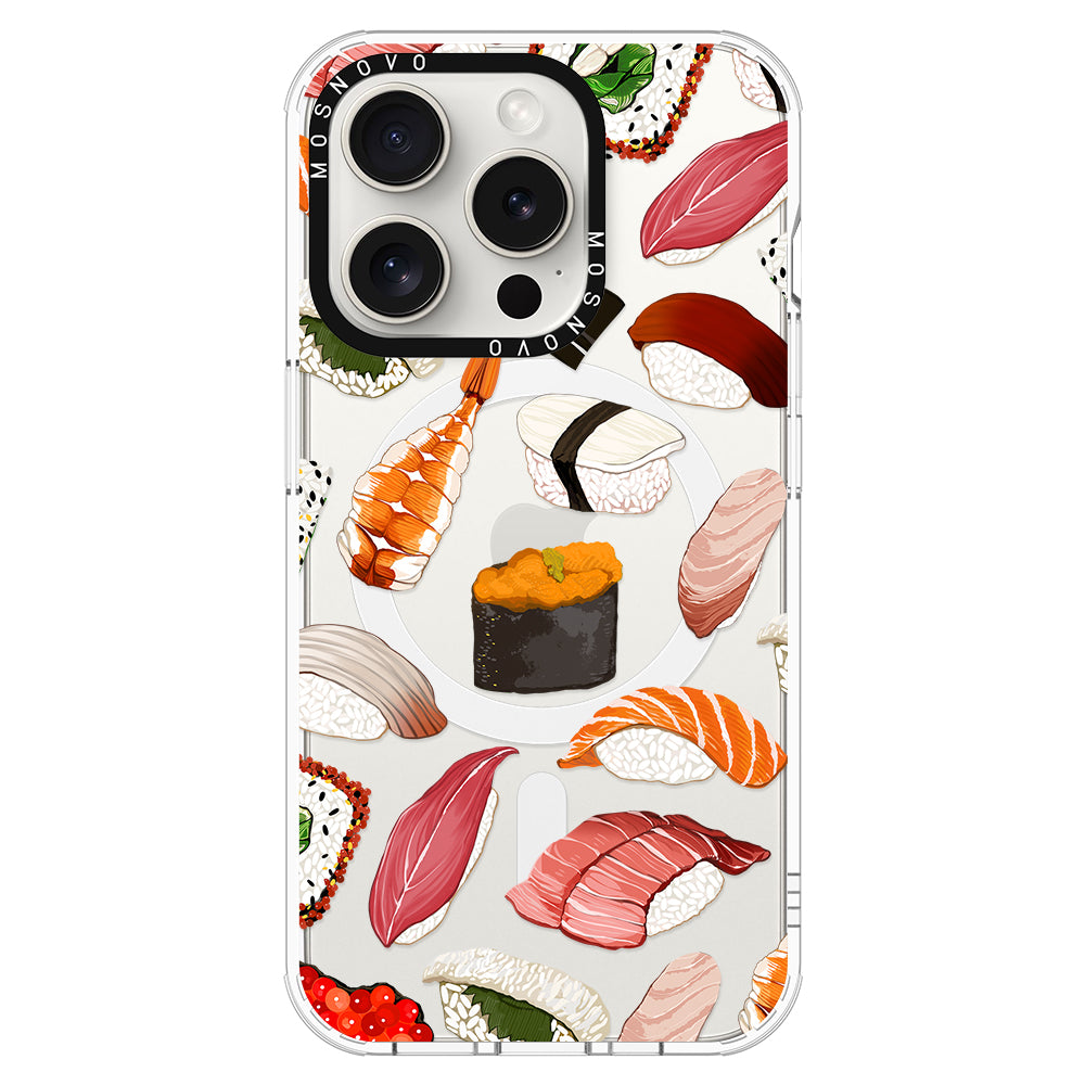 Mixed Sushi Phone Case - iPhone 16 Pro Case - MOSNOVO