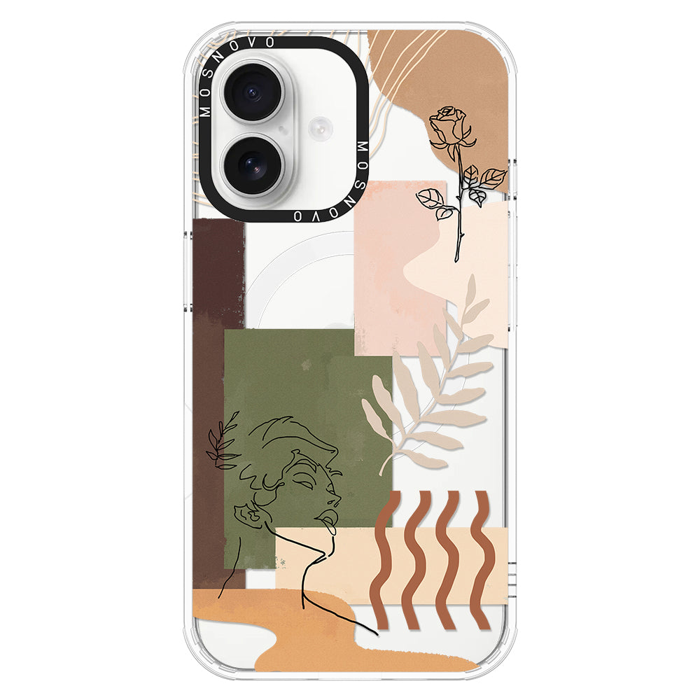 Modern Art Phone Case - iPhone 16 Plus Case - MOSNOVO