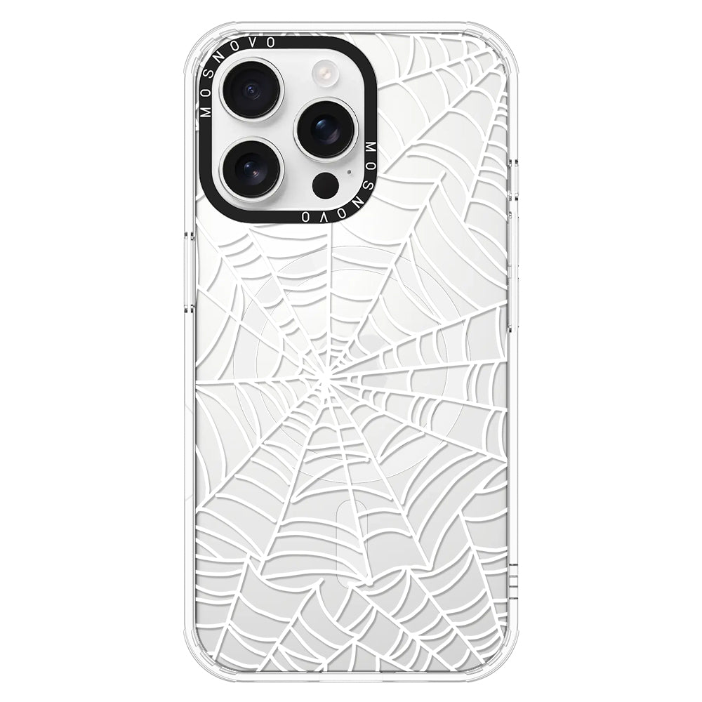 Spider Web Phone Case - iPhone 16 Pro Max Case - MOSNOVO