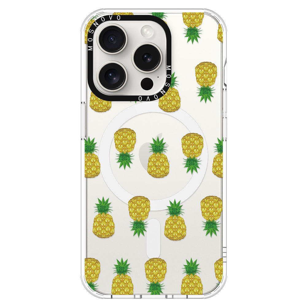 Cute Pineapples Phone Case - iPhone 16 Pro Max Case - MOSNOVO