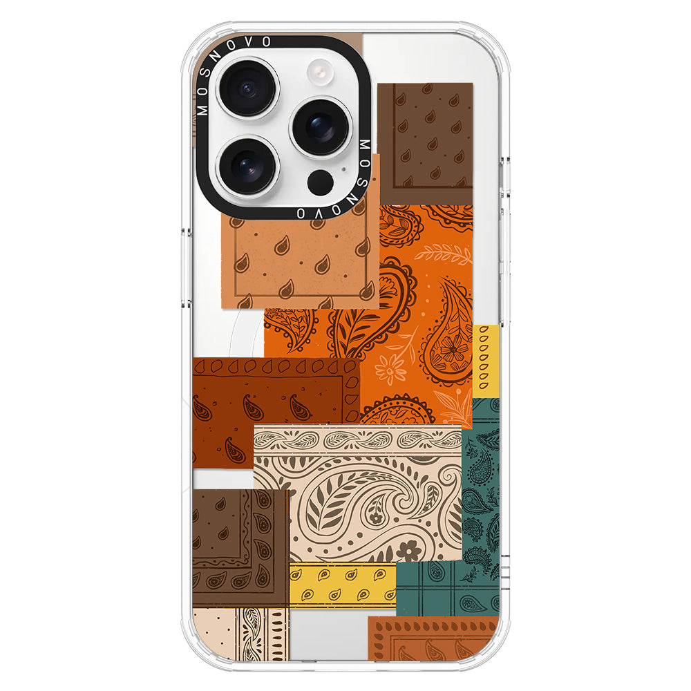 Vintage Paisley Phone Case - iPhone 16 Pro Max Case - MOSNOVO