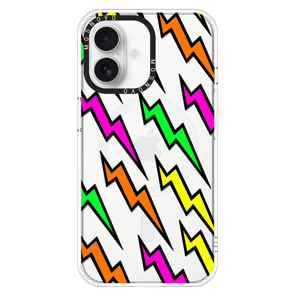 Colorful Lightning Phone Case - iPhone 16 Case - MOSNOVO