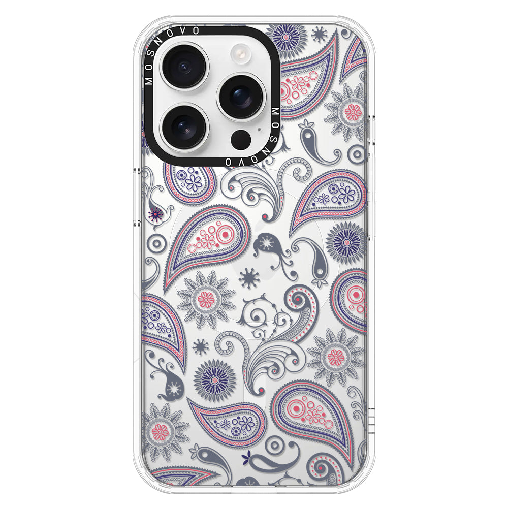 Paisley Phone Case - iPhone 16 Pro Case - MOSNOVO