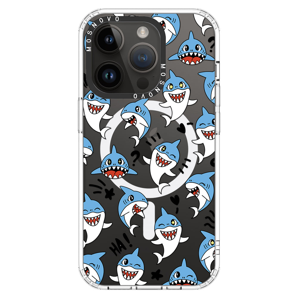 Cute Sharks Phone Case - iPhone 14 Pro Case