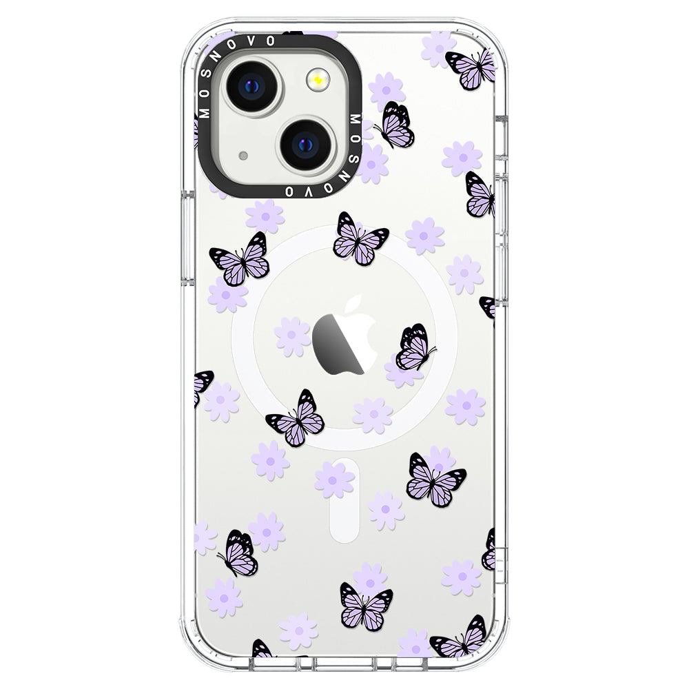 Lilac Butterfly Phone Case - iPhone 13 Case