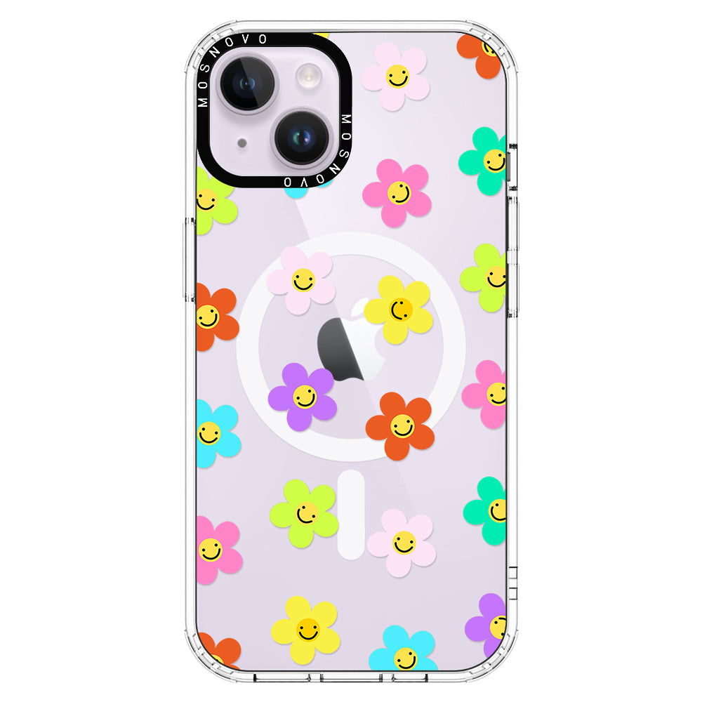 Smile Floral Phone Case - iPhone 14 Case