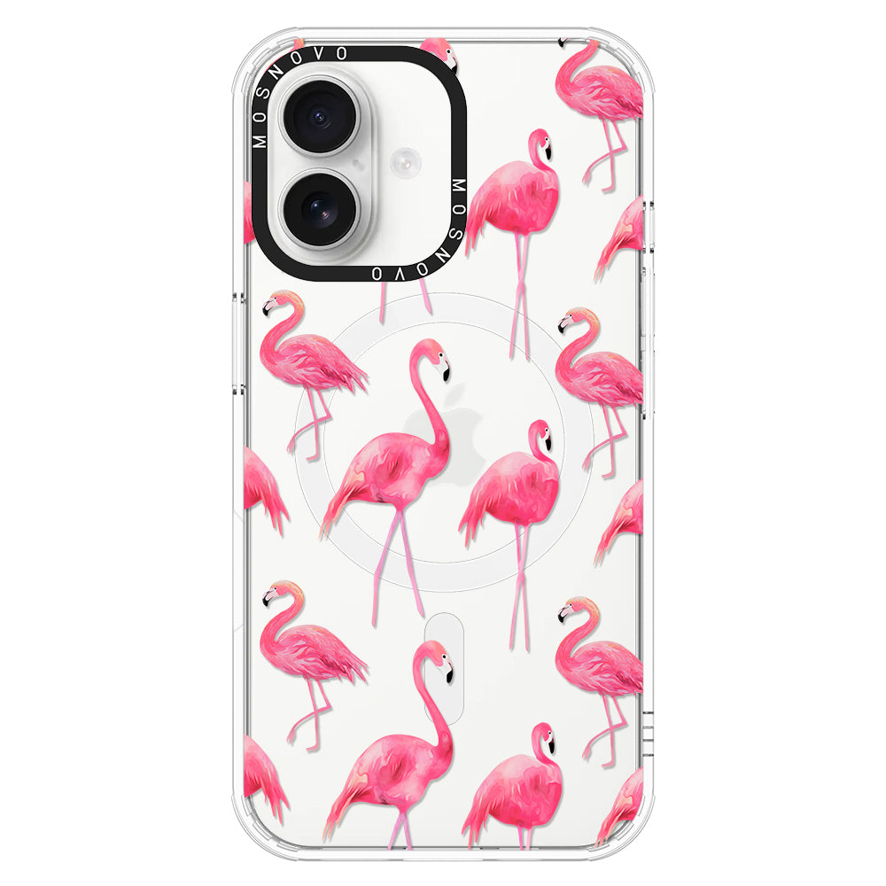 Flamingo Phone Case - iPhone 16 Case - MOSNOVO