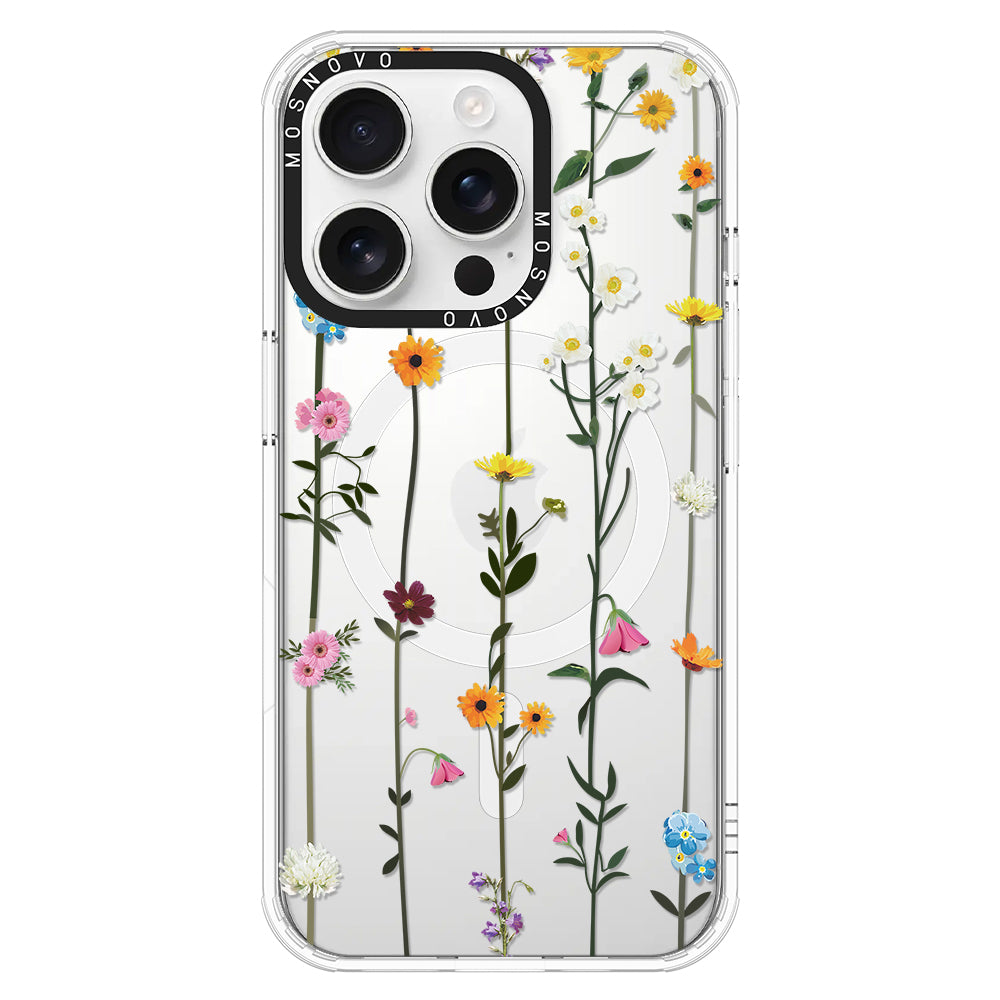 Wildflowers Phone Case - iPhone 16 Pro Case - MOSNOVO