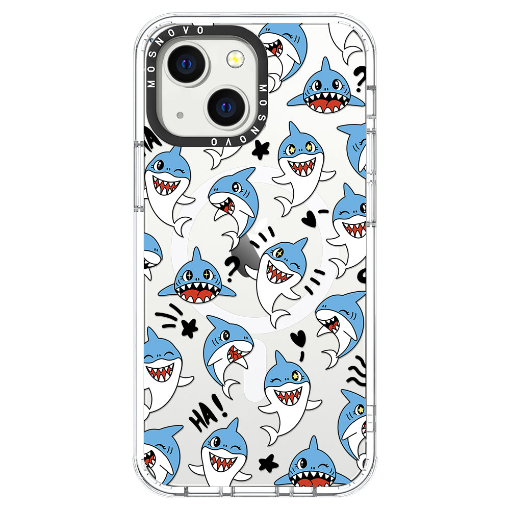 Cute Sharks Phone Case - iPhone 13 Case