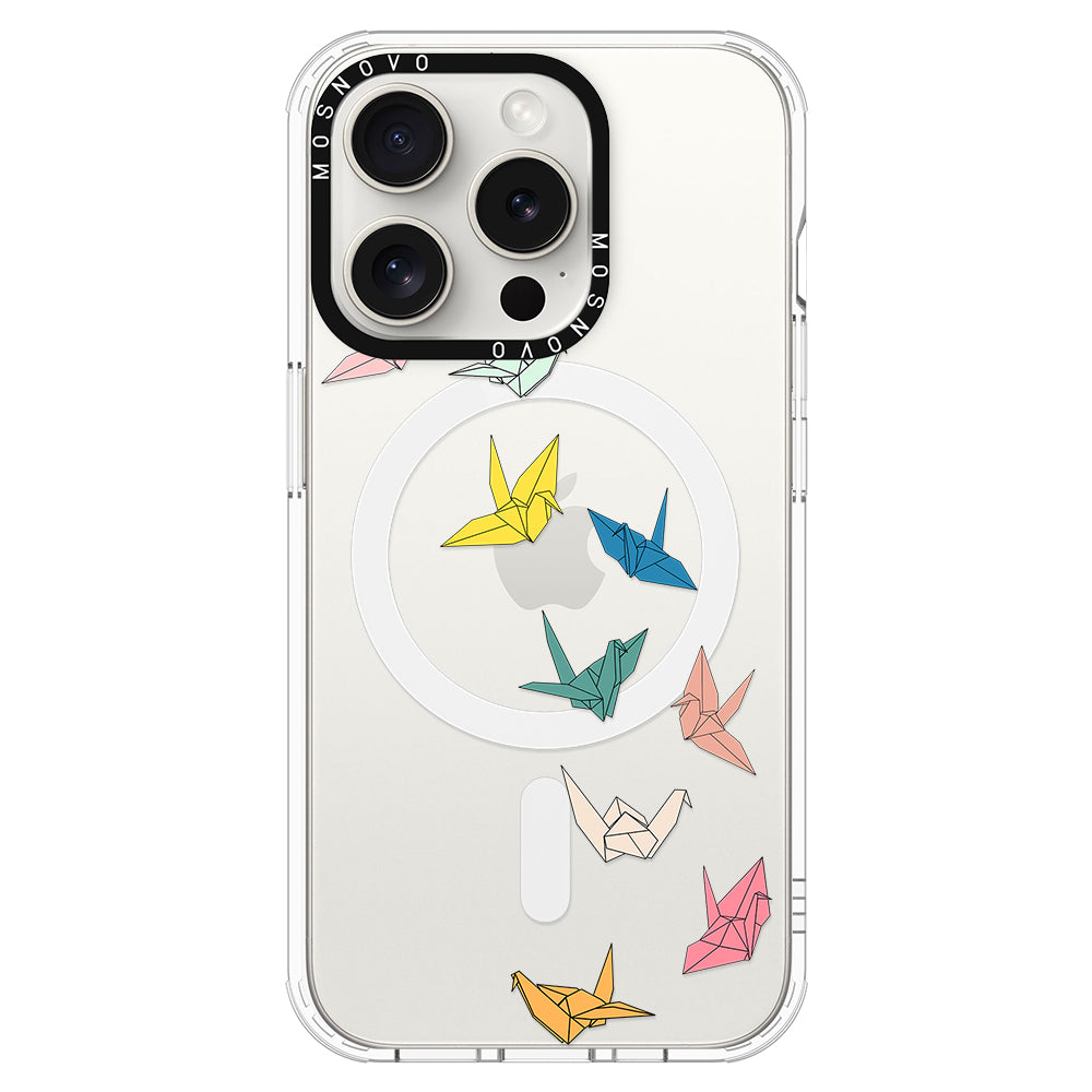 Paper Crane Phone Case - iPhone 16 Pro Case - MOSNOVO