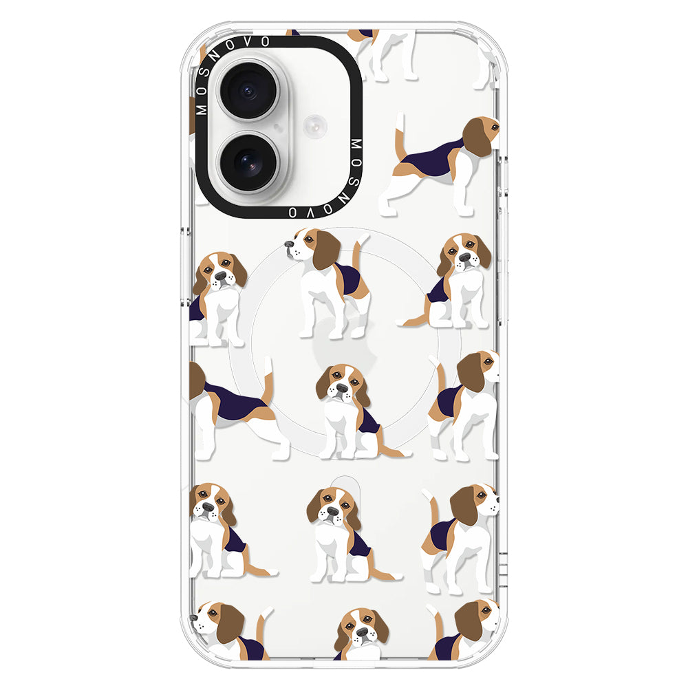 Cute Beagles Phone Case - iPhone 16 Case - MOSNOVO