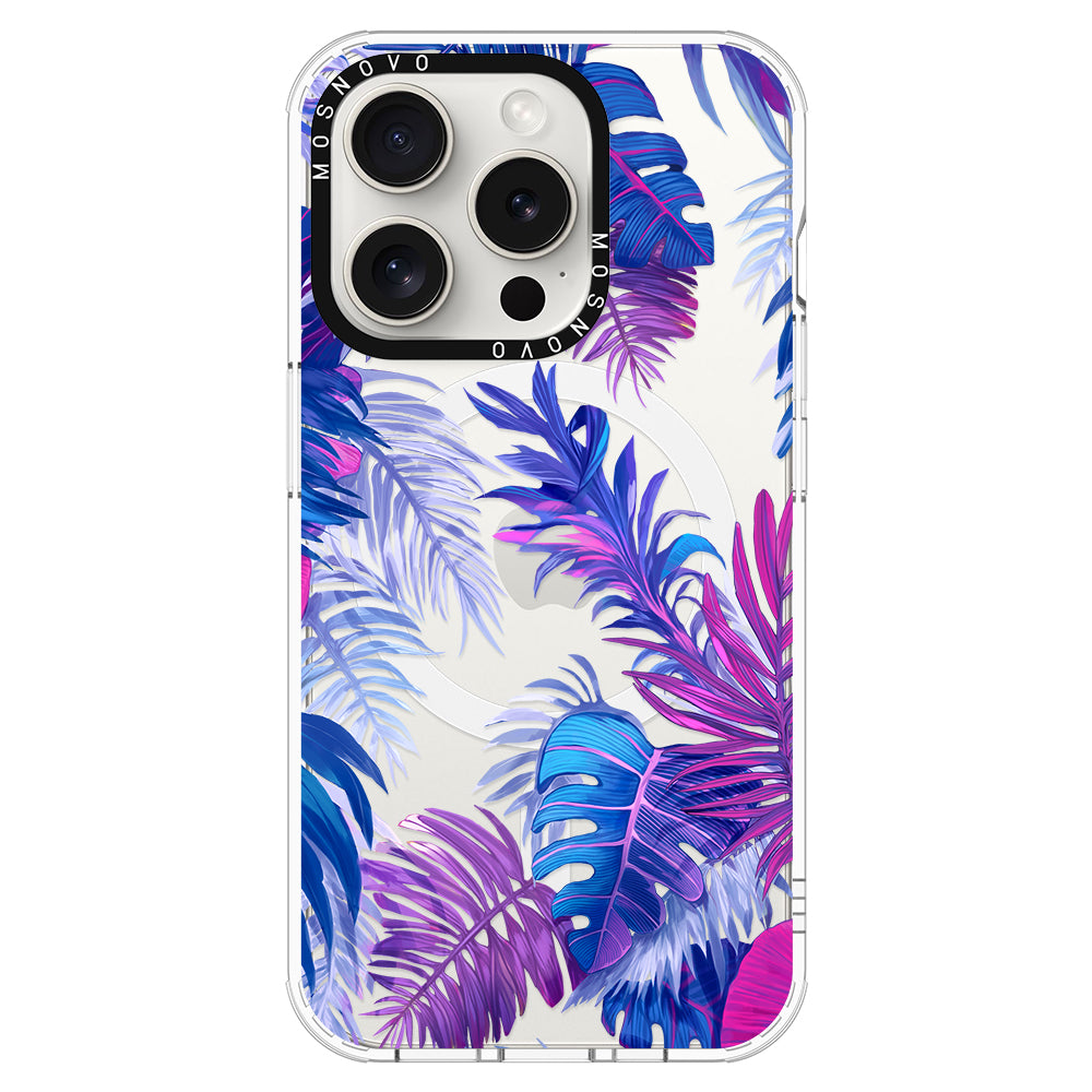 Fancy Palm Leaves Phone Case - iPhone 16 Pro Case - MOSNOVO