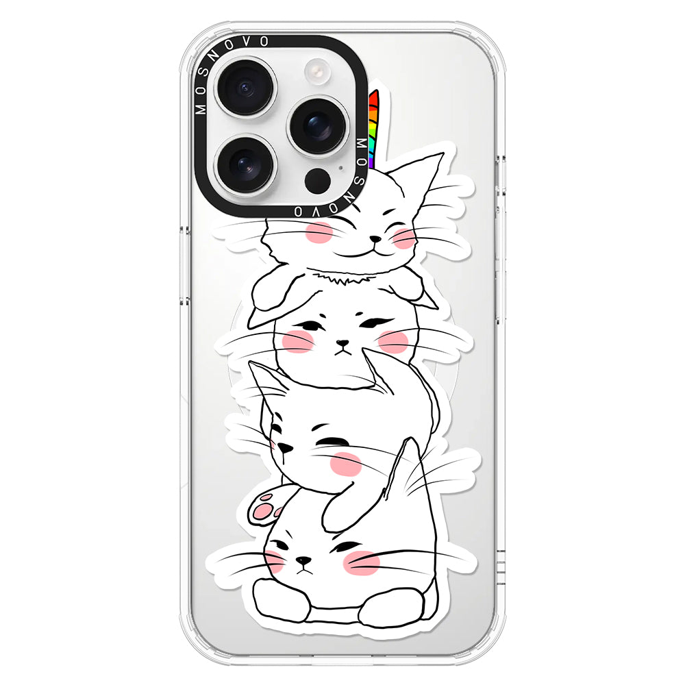 Squishcat Phone Case - iPhone 16 Pro Max Case - MOSNOVO