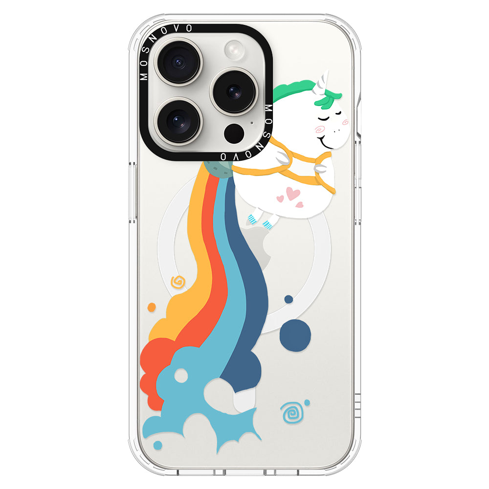 Cute Rainbow Unicorn Phone Case - iPhone 16 Pro Case - MOSNOVO