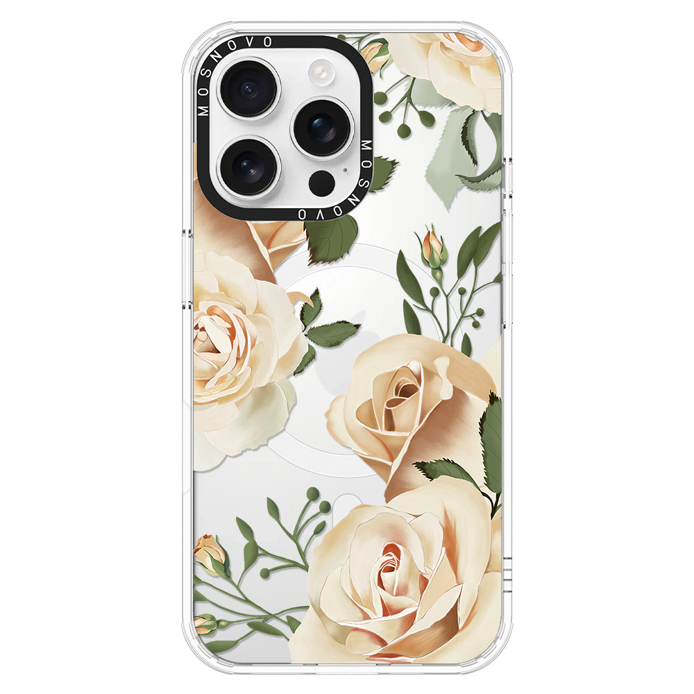 Champagne Roses Phone Case - iPhone 16 Pro Max Case - MOSNOVO