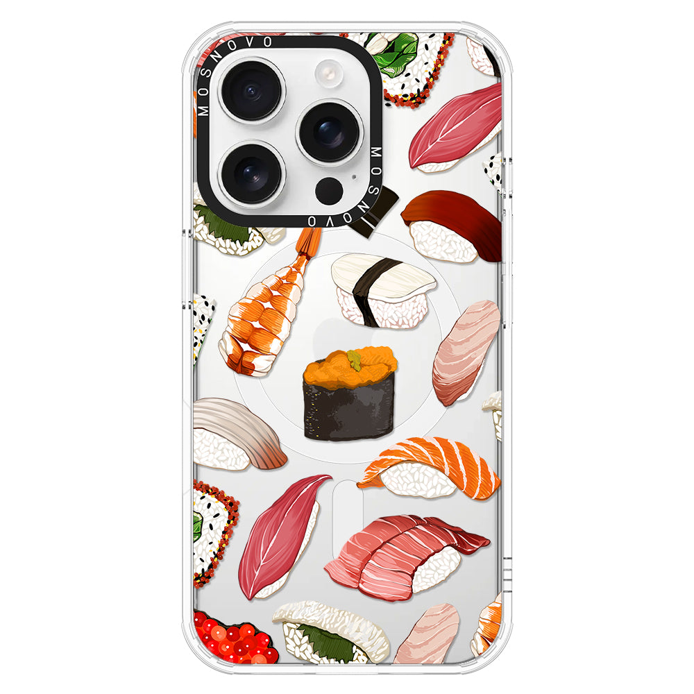 Mixed Sushi Phone Case - iPhone 16 Pro Case - MOSNOVO