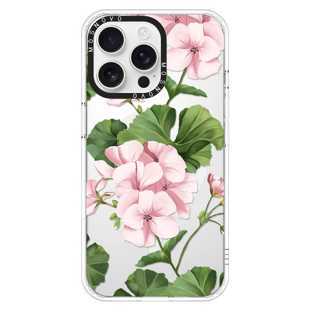 Geranium Phone Case - iPhone 16 Pro Max Case - MOSNOVO