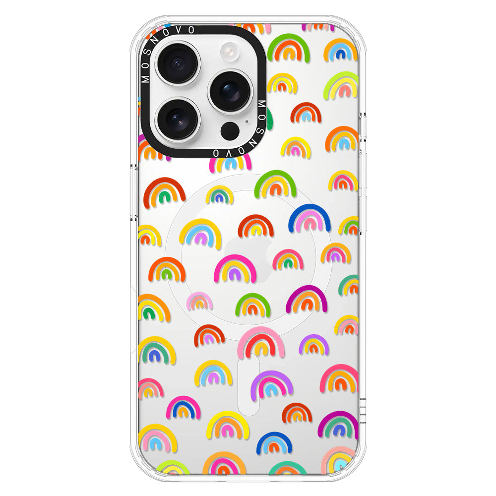 Cute Rainbow Phone Case - iPhone 16 Pro Max Case - MOSNOVO