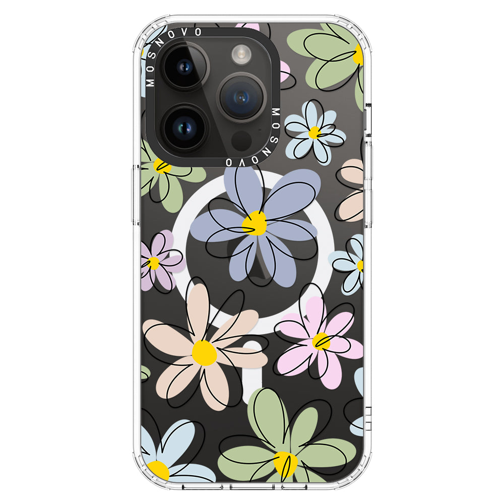 Linear Blooms Phone Case - iPhone 14 Pro Case