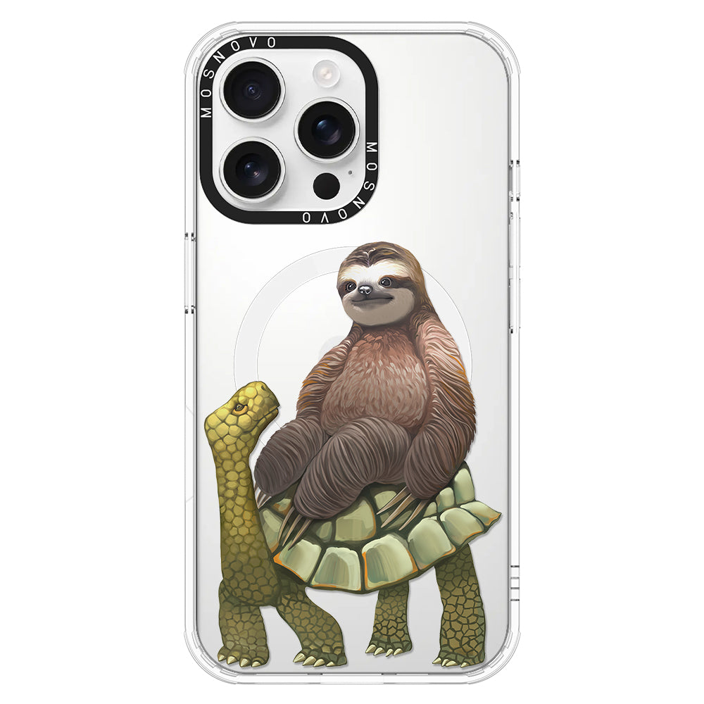 Sloth Turtle Phone Case - iPhone 16 Pro Max Case - MOSNOVO