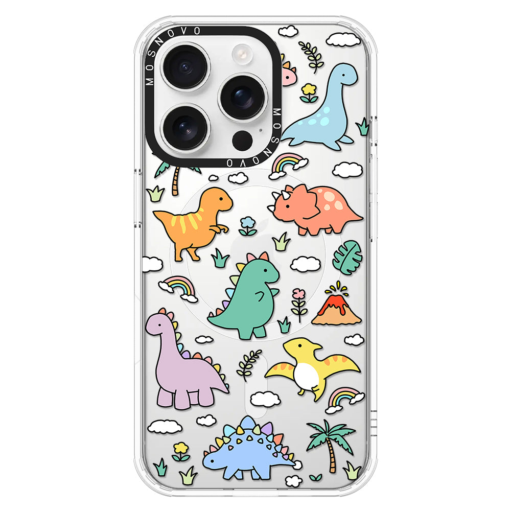 Cute Dinosaur World Phone Case - iPhone 16 Pro Case - MOSNOVO