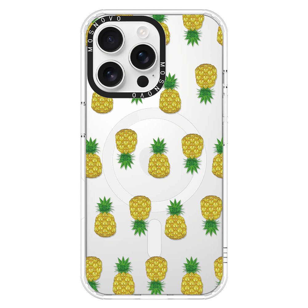 Cute Pineapples Phone Case - iPhone 16 Pro Max Case - MOSNOVO