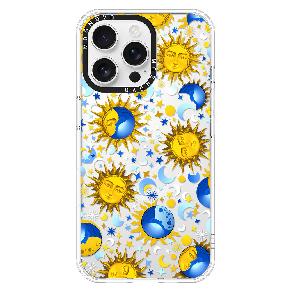 Sun and Moon Phone Case - iPhone 16 Pro Max Case - MOSNOVO