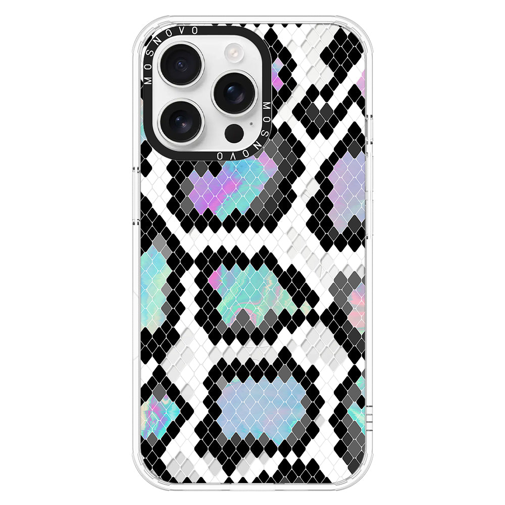 Aurora Snake Print Phone Case - iPhone 16 Pro Max Case - MOSNOVO