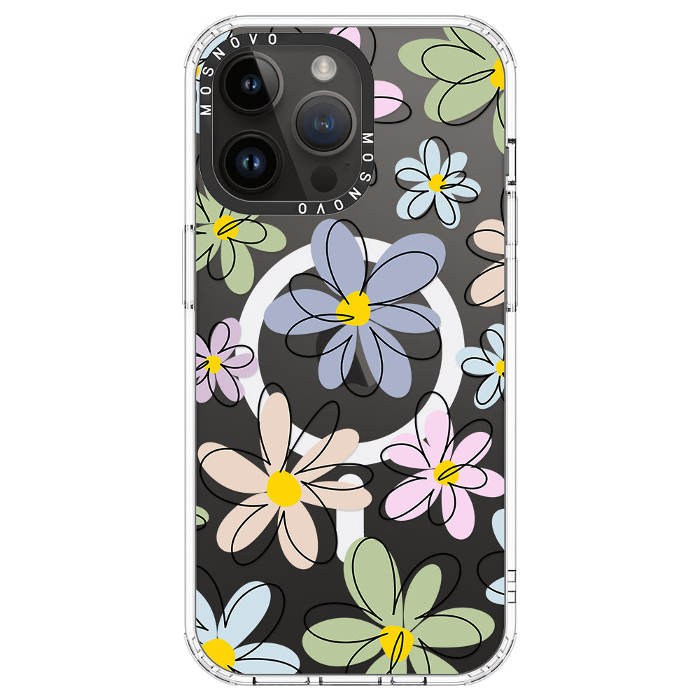 Linear Blooms Phone Case - iPhone 14 Pro Max Case