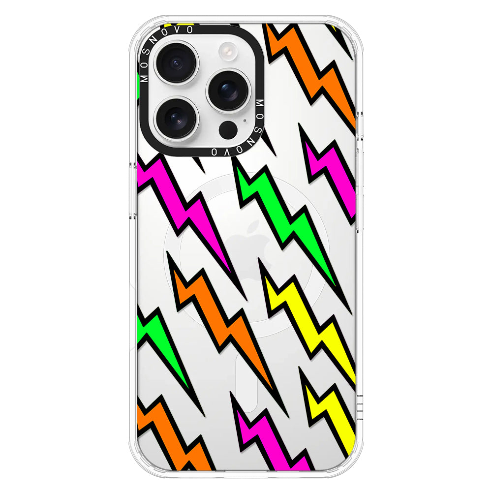 Colorful Lightning Phone Case - iPhone 16 Pro Max Case - MOSNOVO