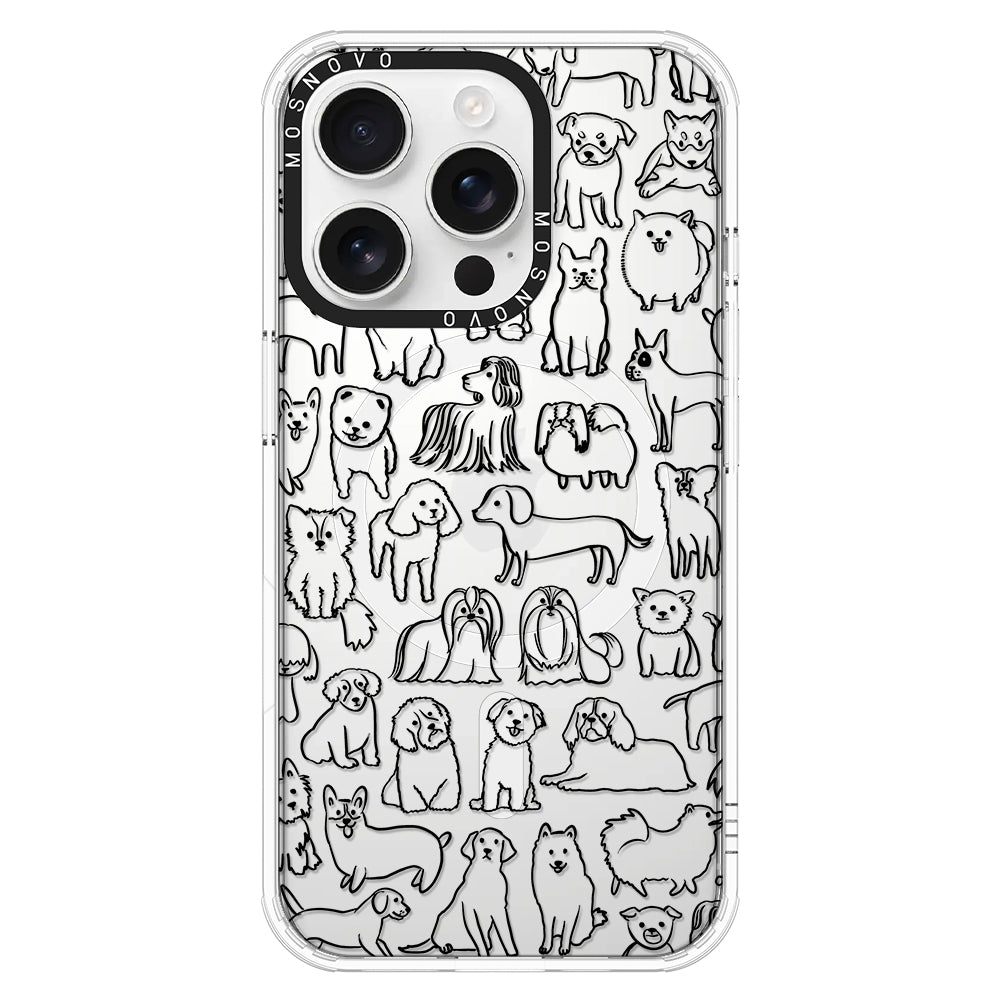 Dogs Phone Case - iPhone 16 Pro Case - MOSNOVO