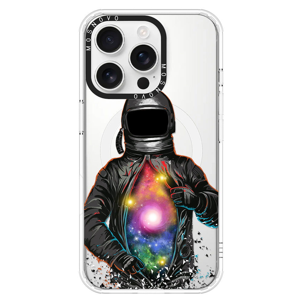 Mystery Astronaut Phone Case - iPhone 16 Pro Case - MOSNOVO