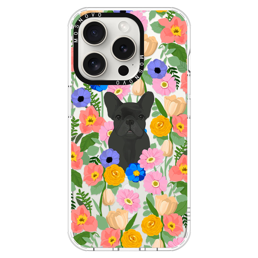 French Bulldog Garden Phone Case - iPhone 16 Pro Case - MOSNOVO