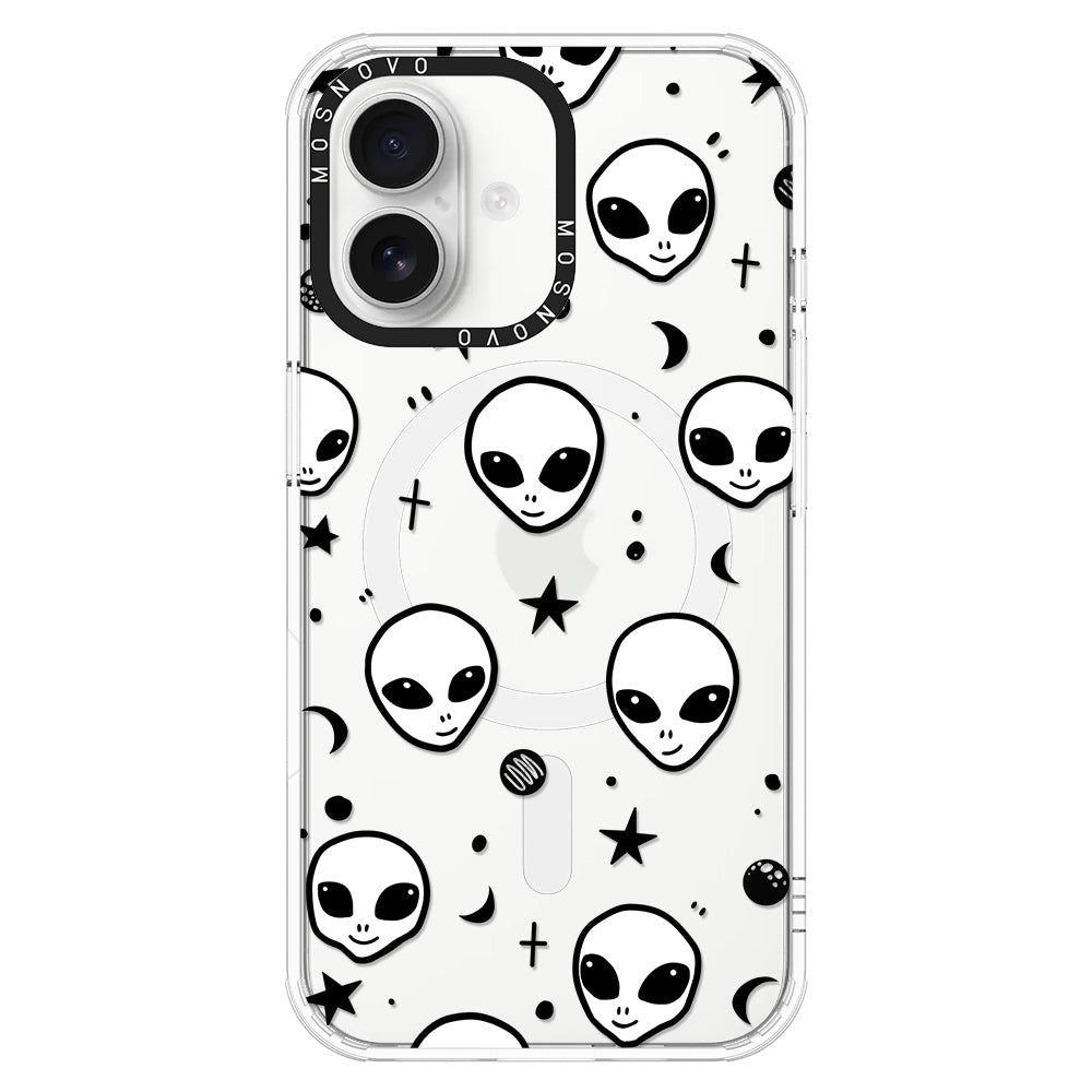 Cute Alien Phone Case - iPhone 16 Plus Case - MOSNOVO