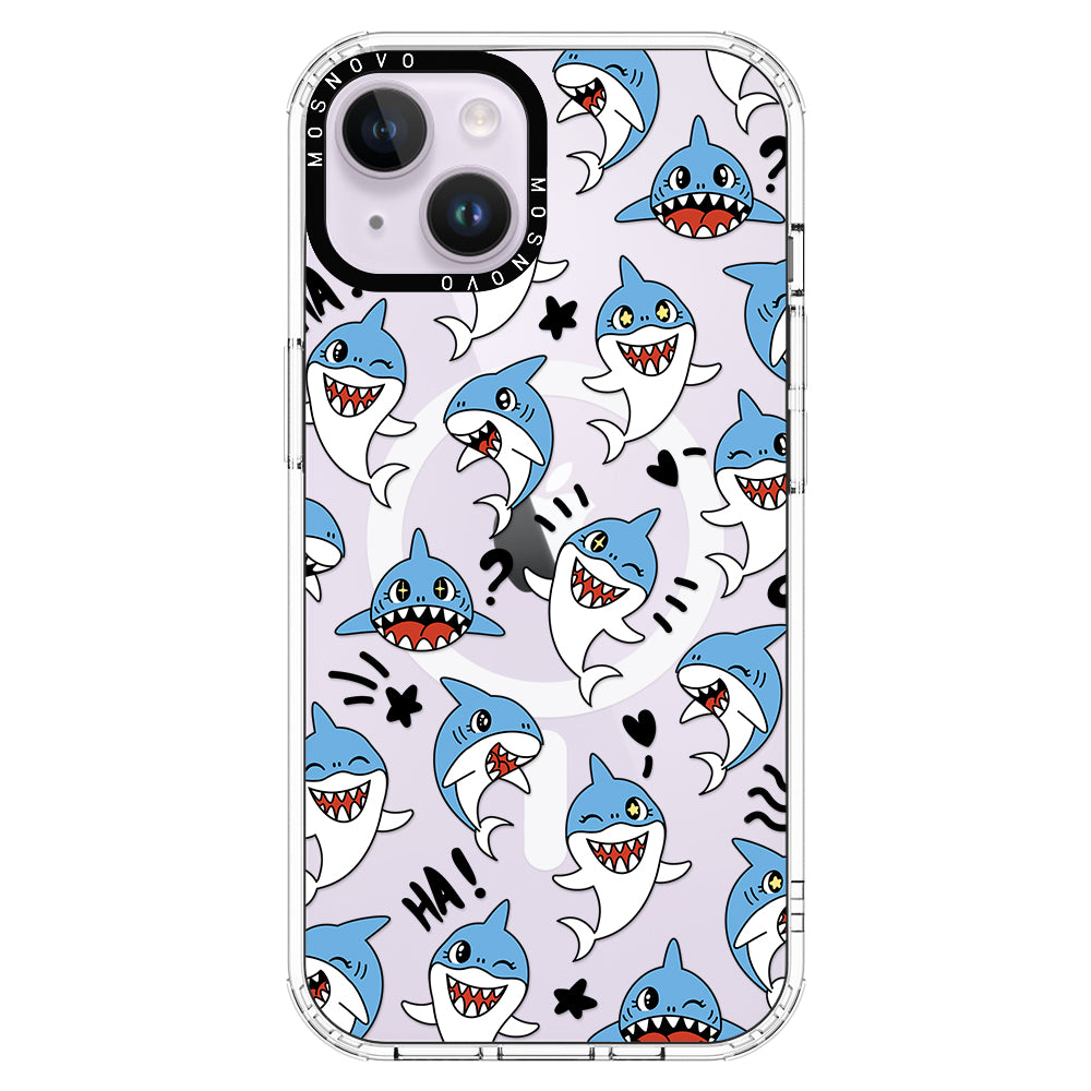 Cute Sharks Phone Case - iPhone 14 Case