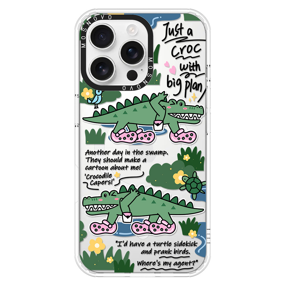 Croc with Big Plan Phone Case - iPhone 16 Pro Max Case